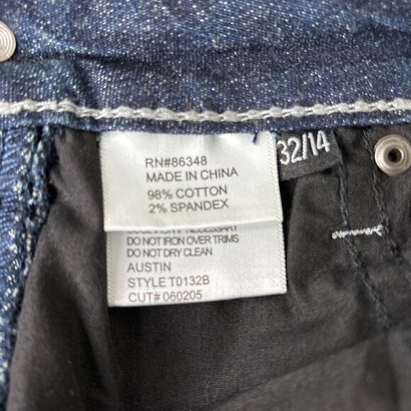 Tru Luxe Boot Cut Jeans Women's Size 32/14 Austin Indigo Wash - Picture 5 of 6